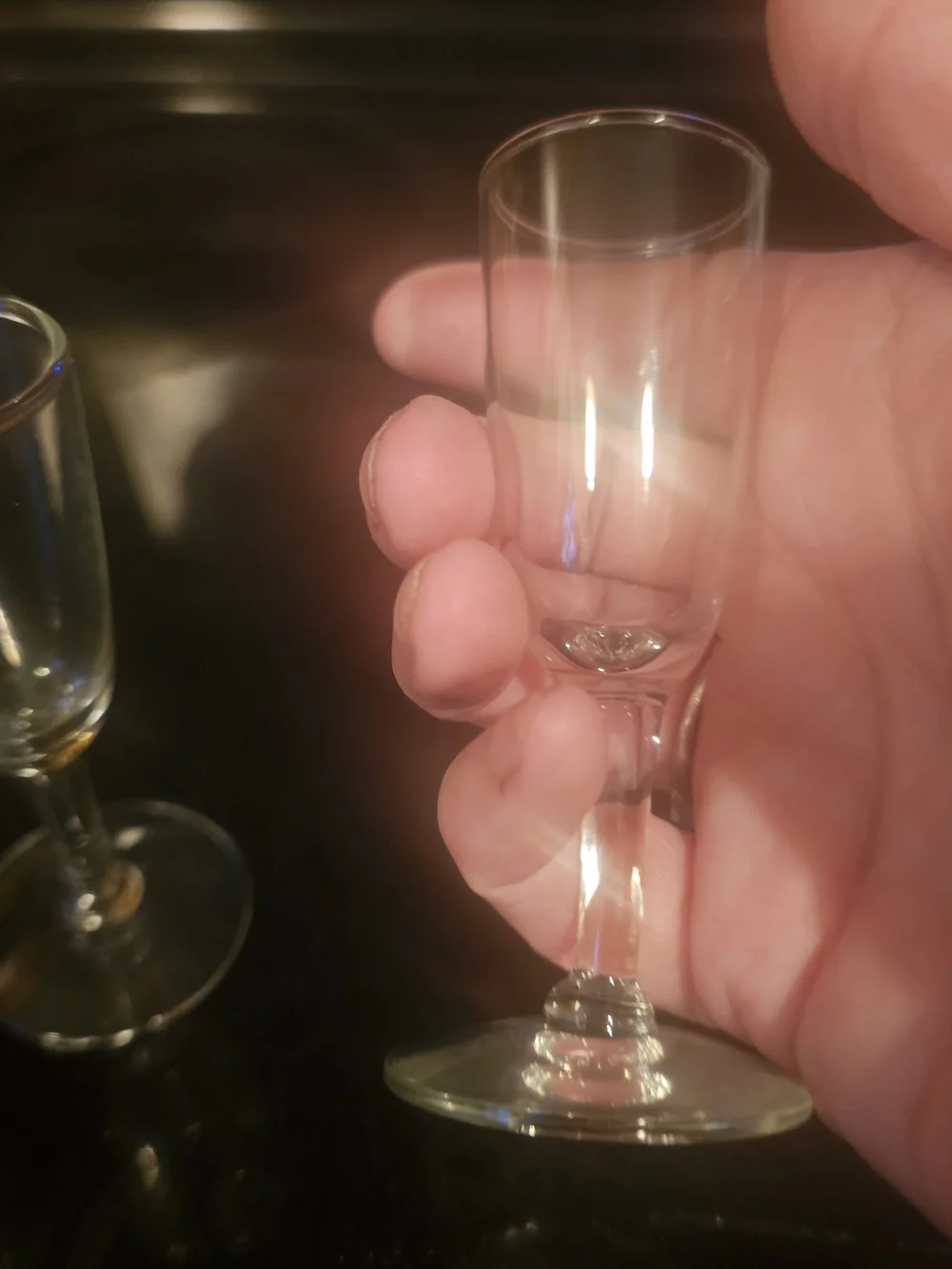 Clear Glass Champagne Flutes - Unbranded